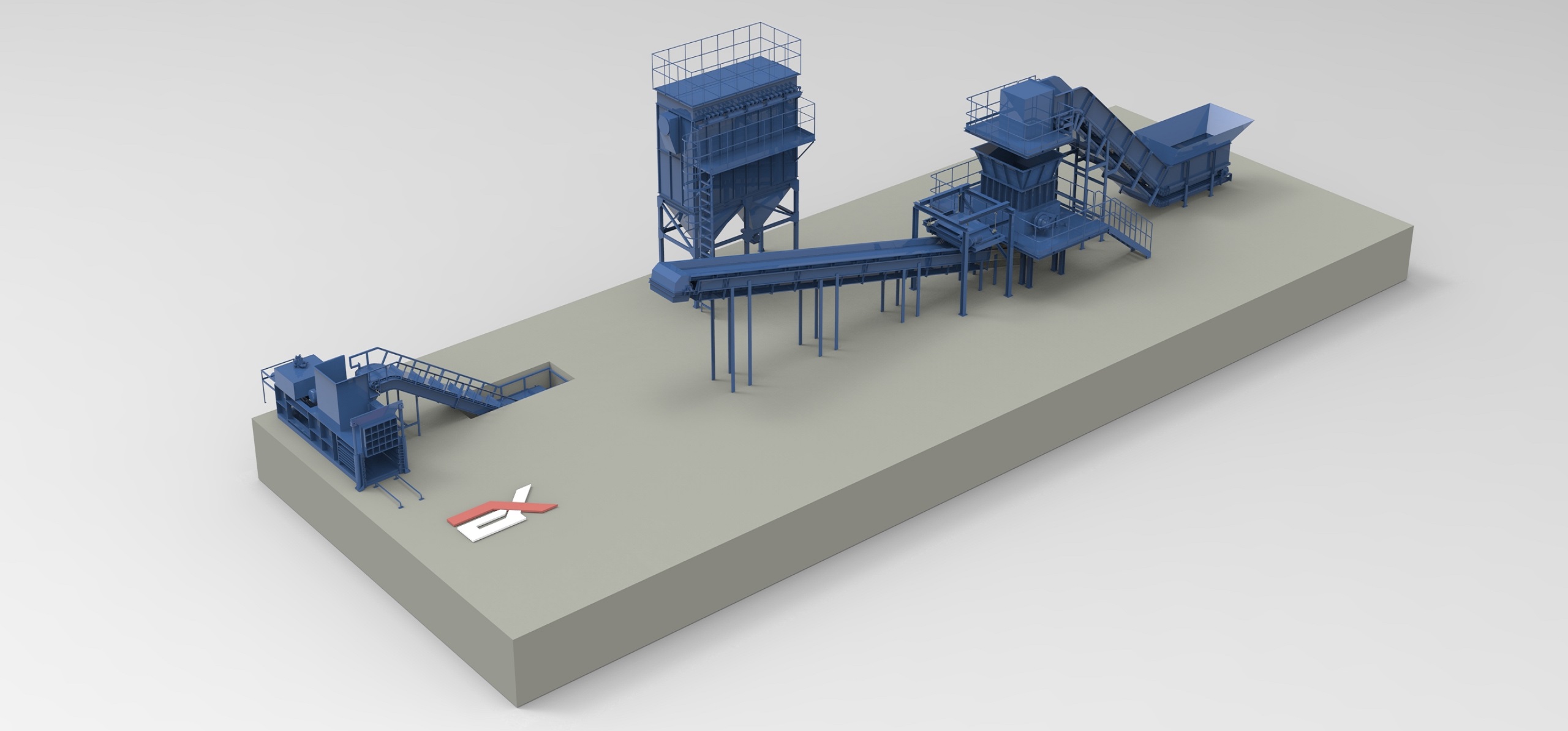 大件垃圾处置线